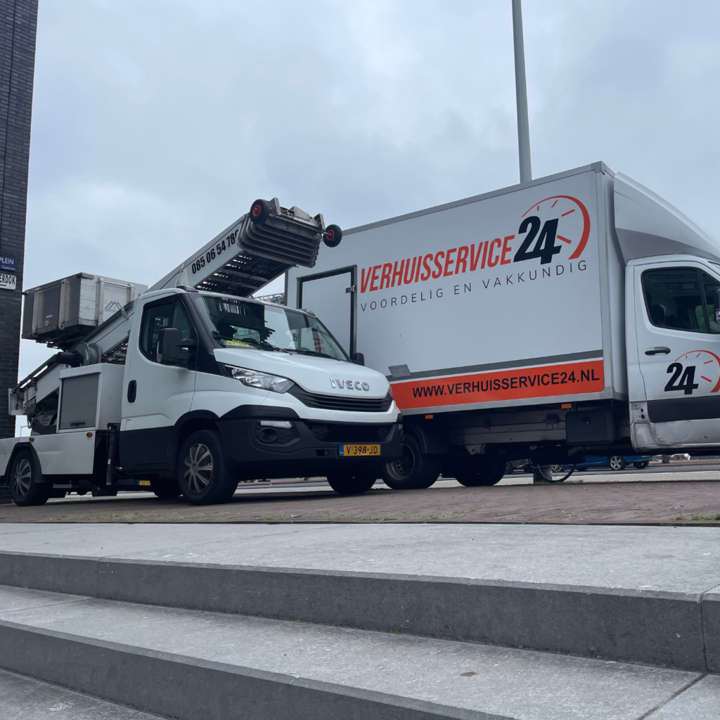 Verhuislift samen met Verhuisservice24